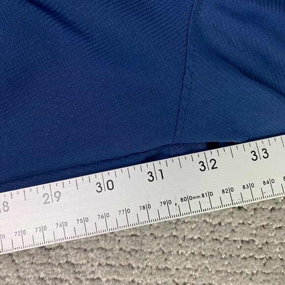 Under Armour Vital Woven Pants Men's Large Track Running Gym Windbreaker Blue - Picture 15 of 15